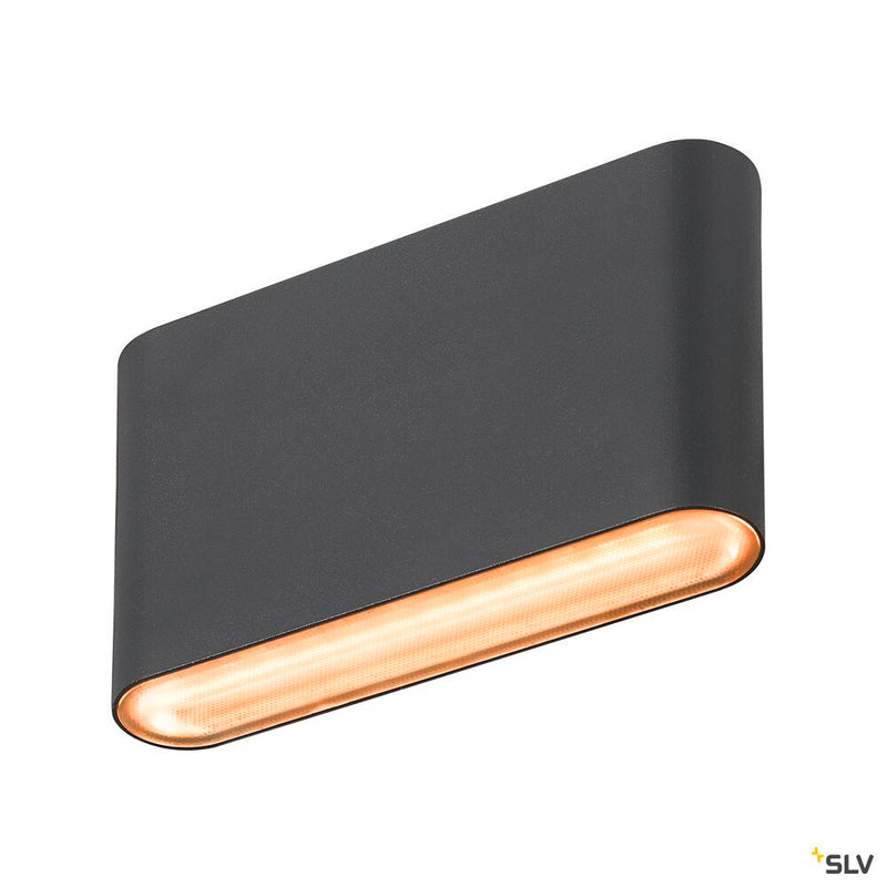 SLV 1007142 OVAL 14 WL, wall-mounted light 2700/3000 K, 6 W, black