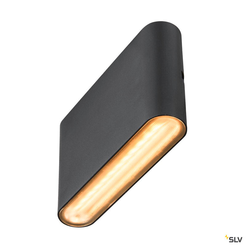 SLV 1007142 OVAL 14 WL, wall-mounted light 2700/3000 K, 6 W, black