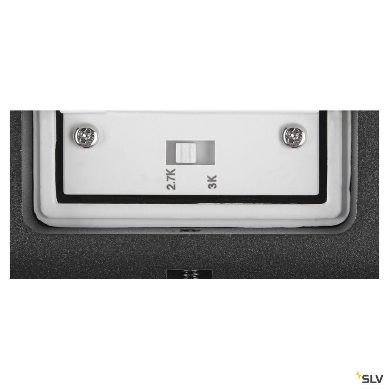 SLV 1007142 OVAL 14 WL, wall-mounted light 2700/3000 K, 6 W, black