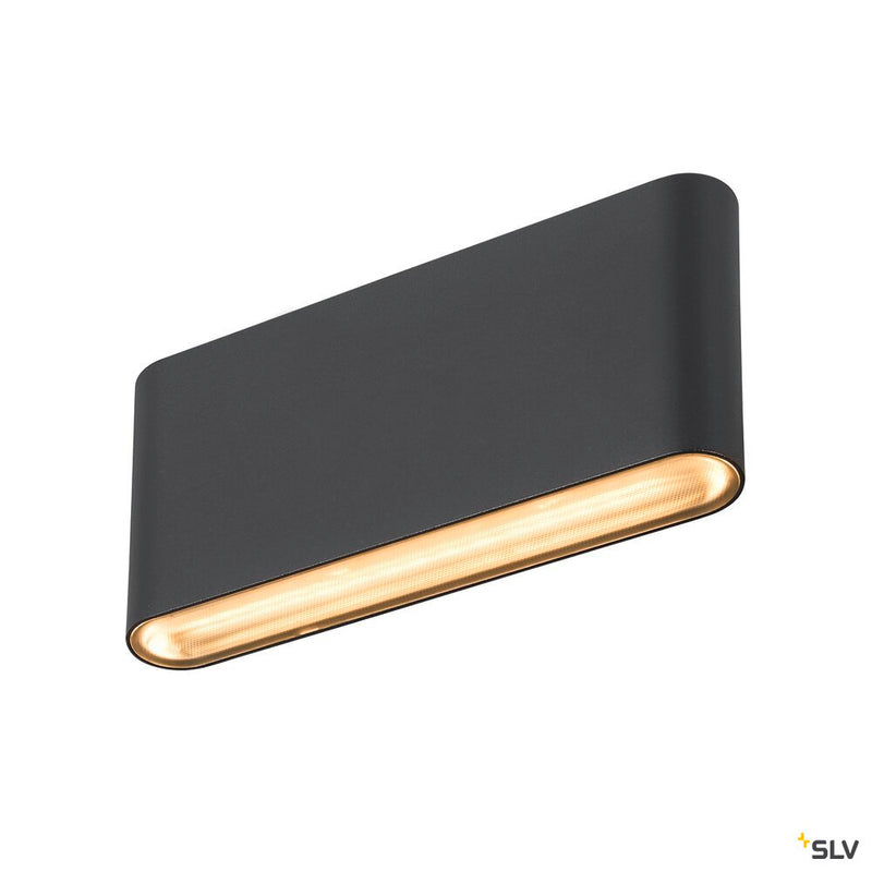 SLV 1007144 OVAL 18 WL, wall-mounted light 2700/3000 K, 10 W, black