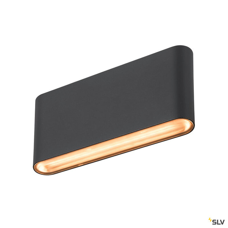 SLV 1007144 OVAL 18 WL, wall-mounted light 2700/3000 K, 10 W, black
