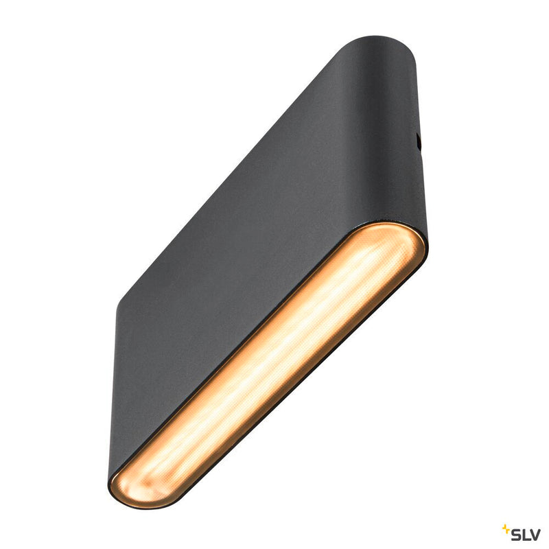 SLV 1007144 OVAL 18 WL, wall-mounted light 2700/3000 K, 10 W, black