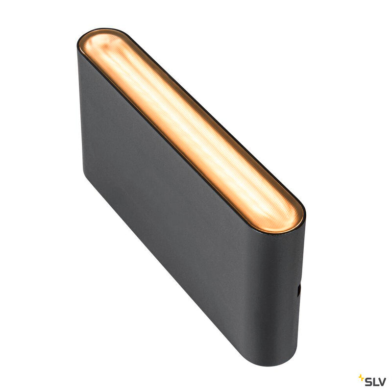SLV 1007144 OVAL 18 WL, wall-mounted light 2700/3000 K, 10 W, black