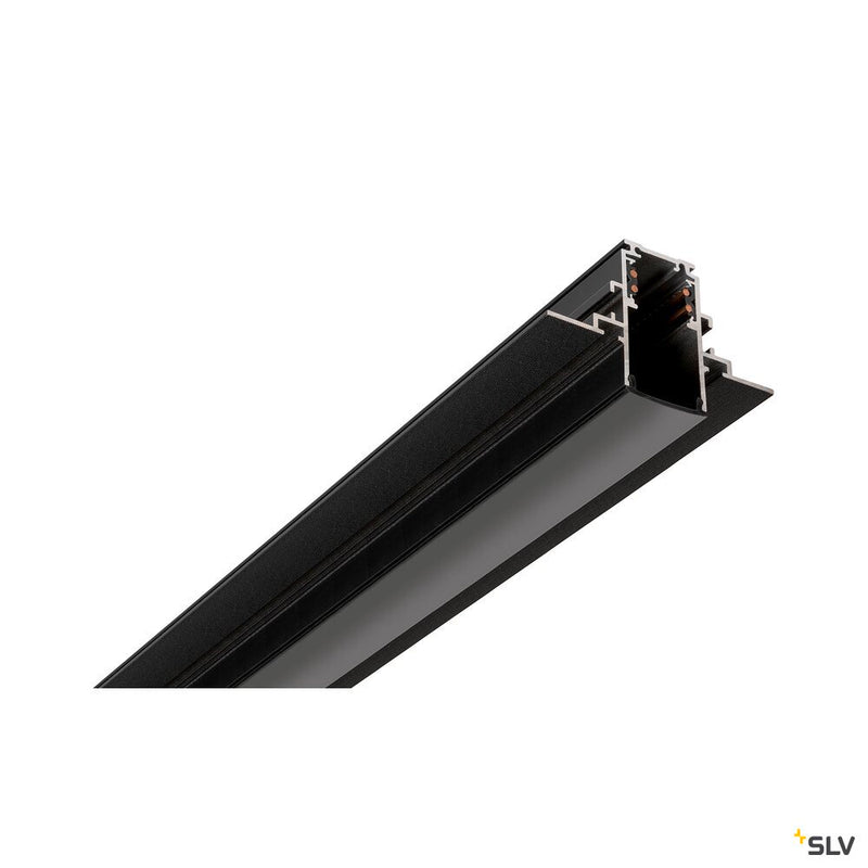 SLV 1006557 1 m recessedmounting track, 48V TRACK, black, DALI