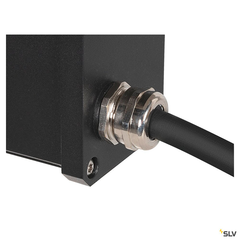 SLV 1007196 DASAR® 1200, recessed floor light, 34 W, 3000 K, IP65/IP67, square, stainless steel