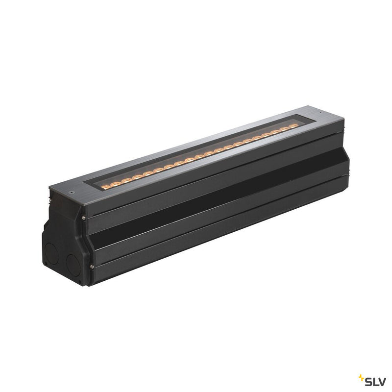 SLV 1007195 DASAR® 600, recessed floor light, 18 W, 3000 K, IP65/IP67, square, stainless steel