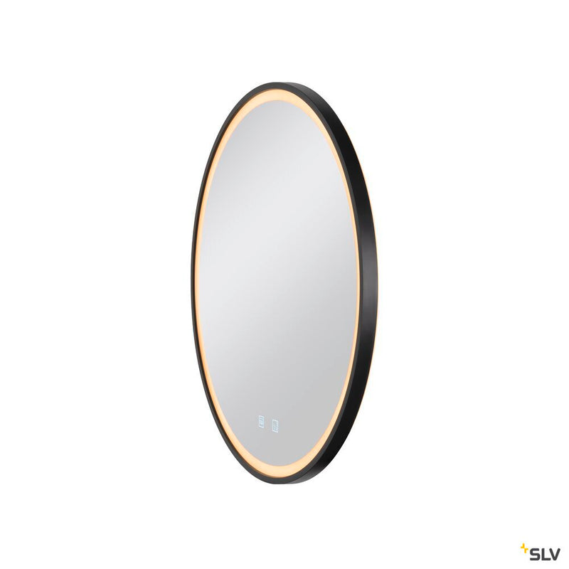 SLV 1007201 TRUKKO 60, mirror Ø 60 cm, chrome, black edge