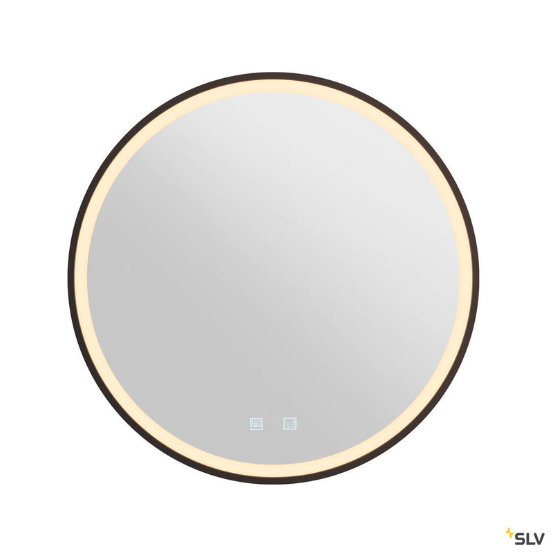 SLV 1007201 TRUKKO 60, mirror Ø 60 cm, chrome, black edge