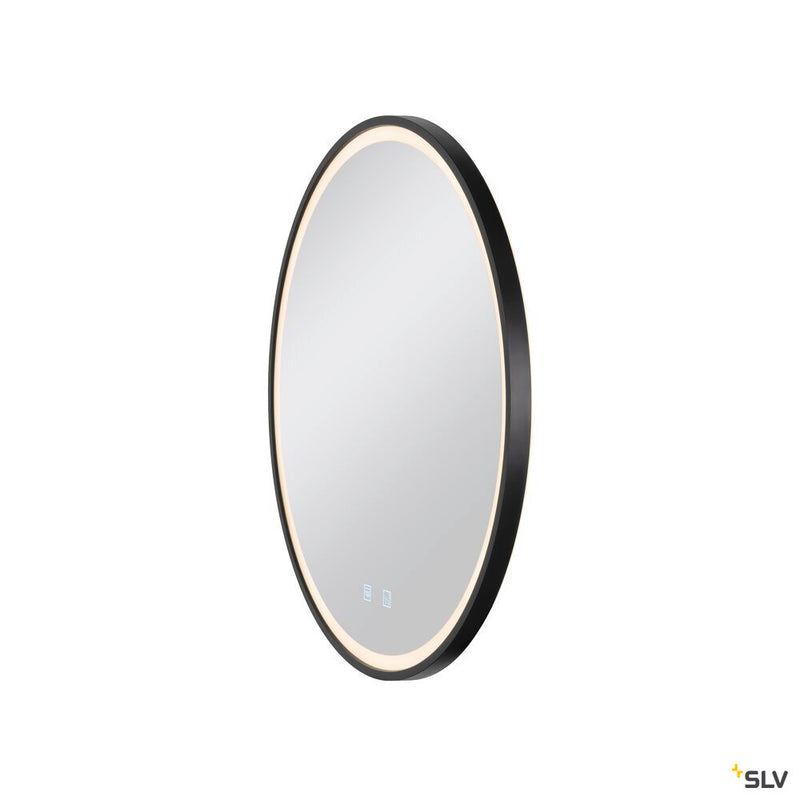 SLV 1007201 TRUKKO 60, mirror Ø 60 cm, chrome, black edge