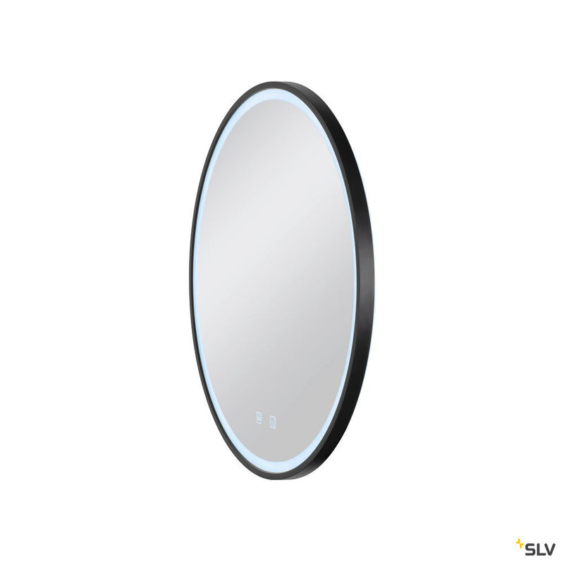 SLV 1007201 TRUKKO 60, mirror Ø 60 cm, chrome, black edge