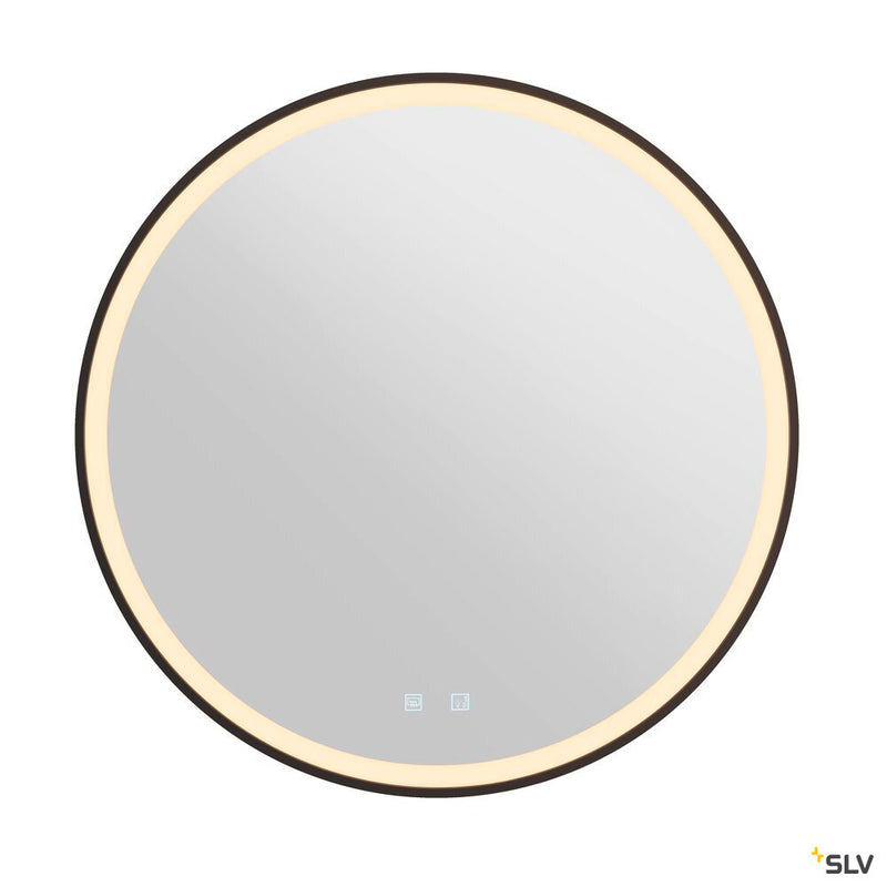 SLV 1007202 TRUKKO 80, mirror Ø 80 cm, chrome, black edge