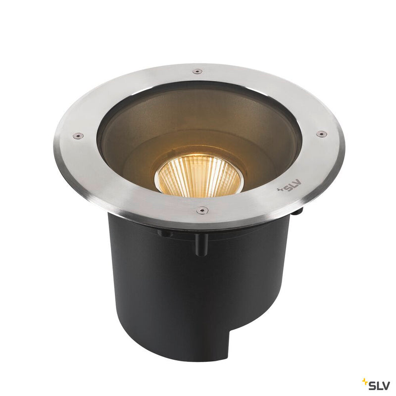 SLV 1007241 DASAR® XL,round cover 24° 3000 K incl. DALI driver stainless steel