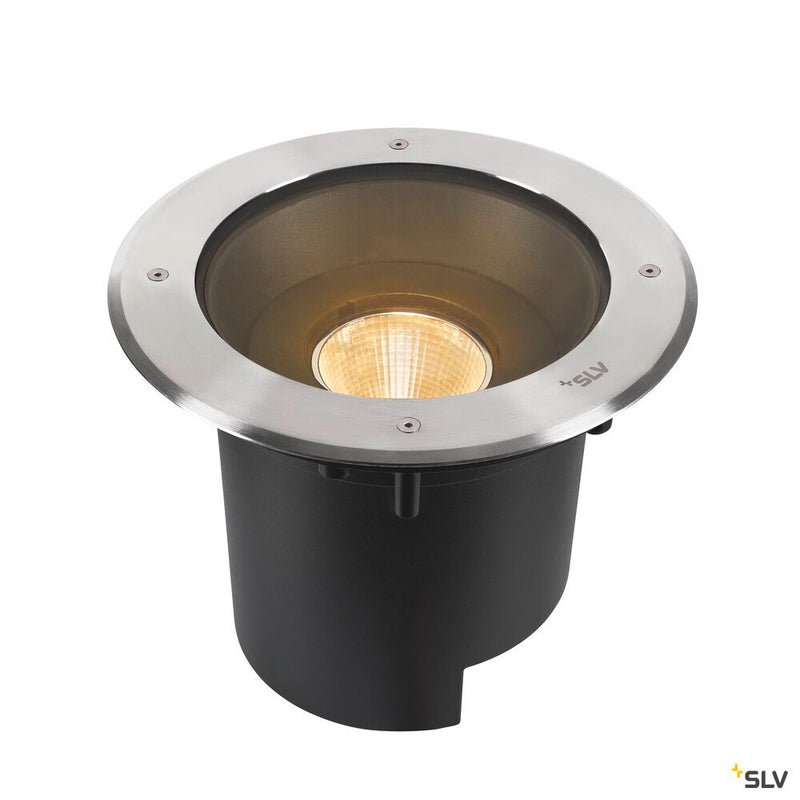 SLV 1007241 DASAR® XL,round cover 24° 3000 K incl. DALI driver stainless steel
