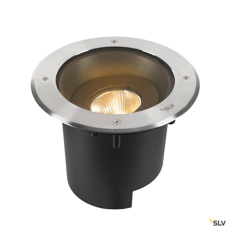 SLV 1007241 DASAR® XL,round cover 24° 3000 K incl. DALI driver stainless steel