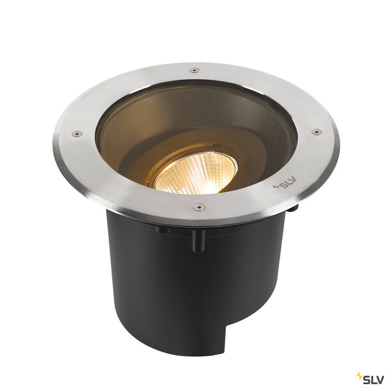 SLV 1007241 DASAR® XL,round cover 24° 3000 K incl. DALI driver stainless steel
