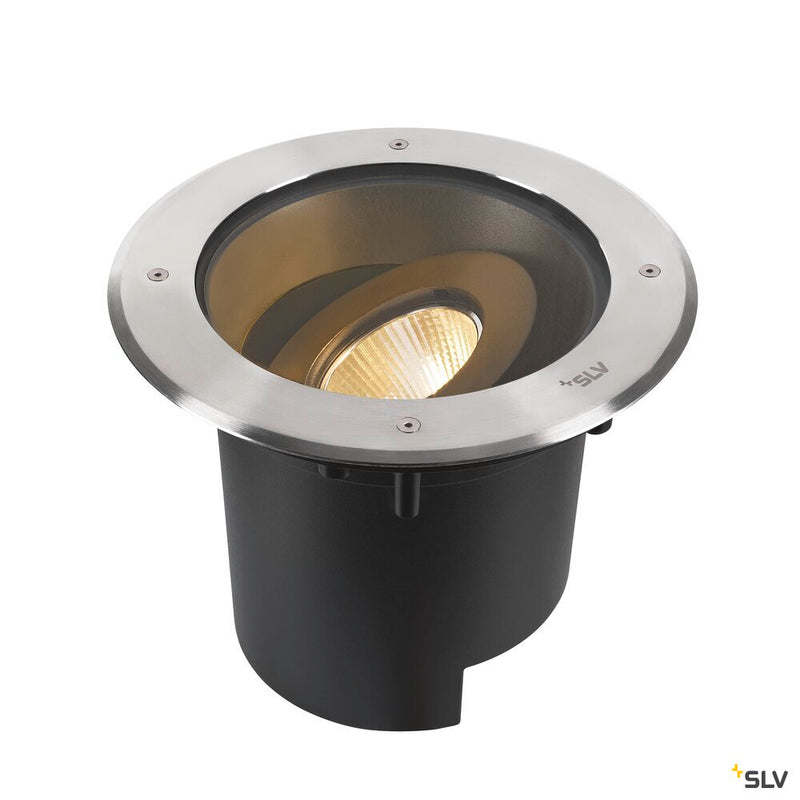 SLV 1007241 DASAR® XL,round cover 24° 3000 K incl. DALI driver stainless steel
