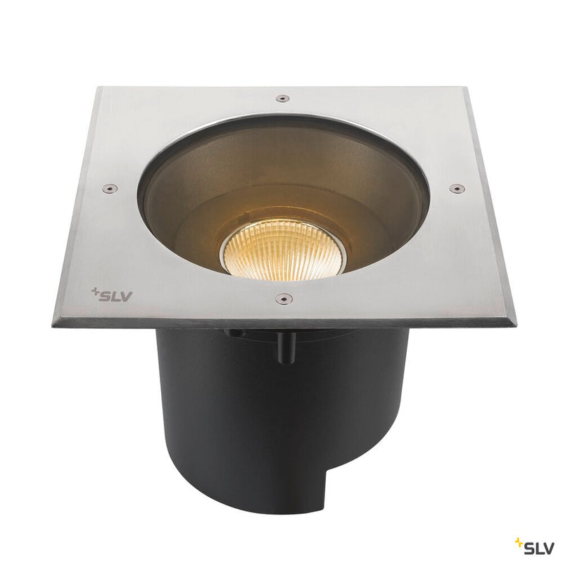 SLV 1007242 DASAR® XL, square cover 24° 3000 K incl. DALI driver in stainless steel