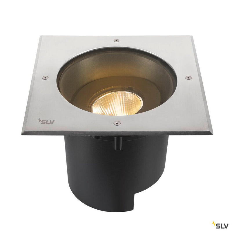 SLV 1007242 DASAR® XL, square cover 24° 3000 K incl. DALI driver in stainless steel