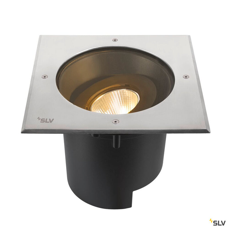 SLV 1007242 DASAR® XL, square cover 24° 3000 K incl. DALI driver in stainless steel