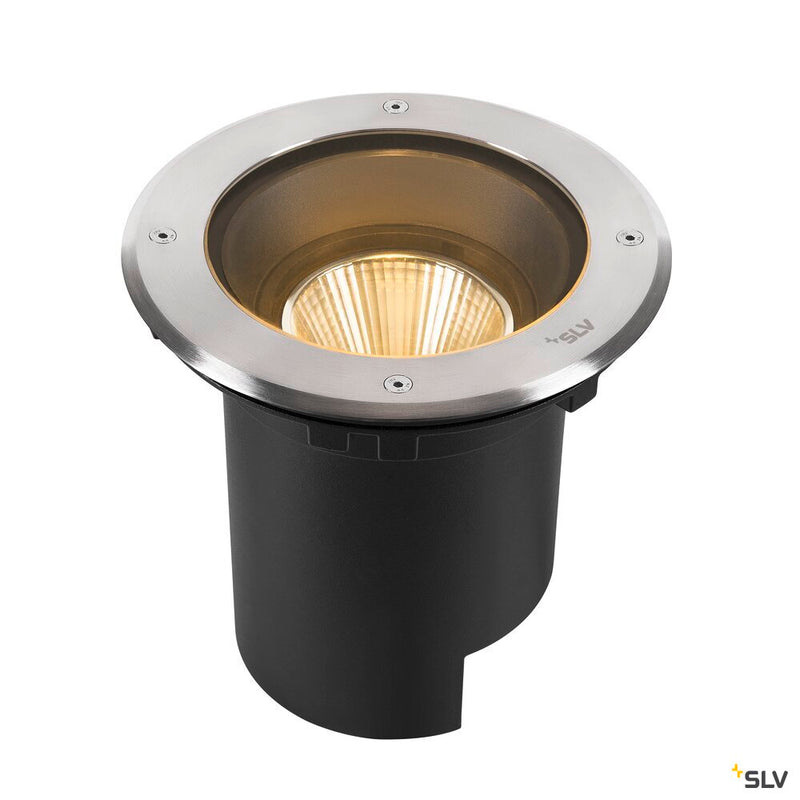 SLV 1007243 DASAR® L, round cover 24° 3000 K incl. DALI driver stainless steel
