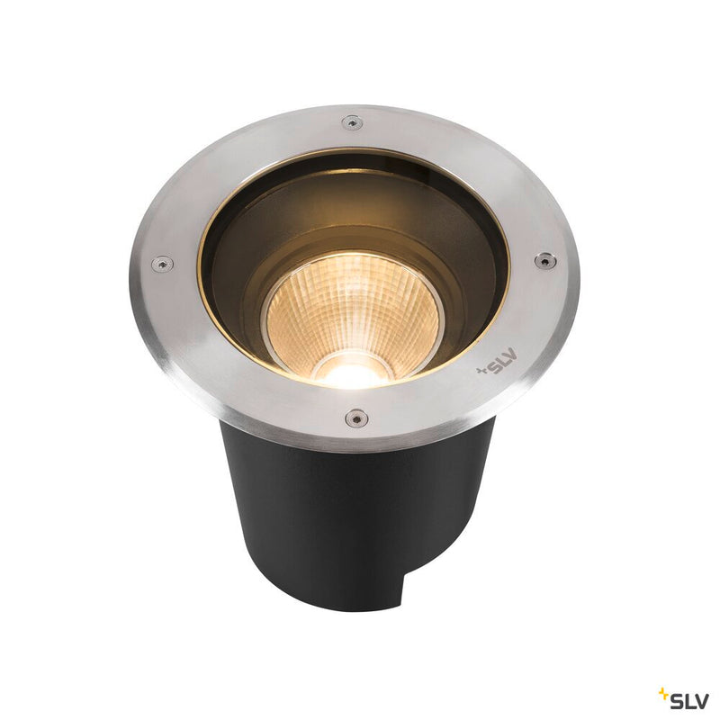 SLV 1007243 DASAR® L, round cover 24° 3000 K incl. DALI driver stainless steel