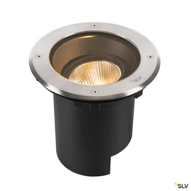 SLV 1007243 DASAR® L, round cover 24° 3000 K incl. DALI driver stainless steel