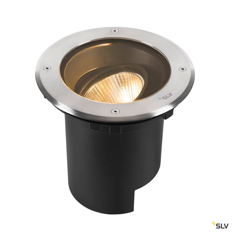 SLV 1007243 DASAR® L, round cover 24° 3000 K incl. DALI driver stainless steel