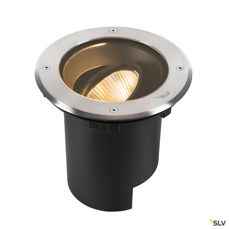 SLV 1007243 DASAR® L, round cover 24° 3000 K incl. DALI driver stainless steel