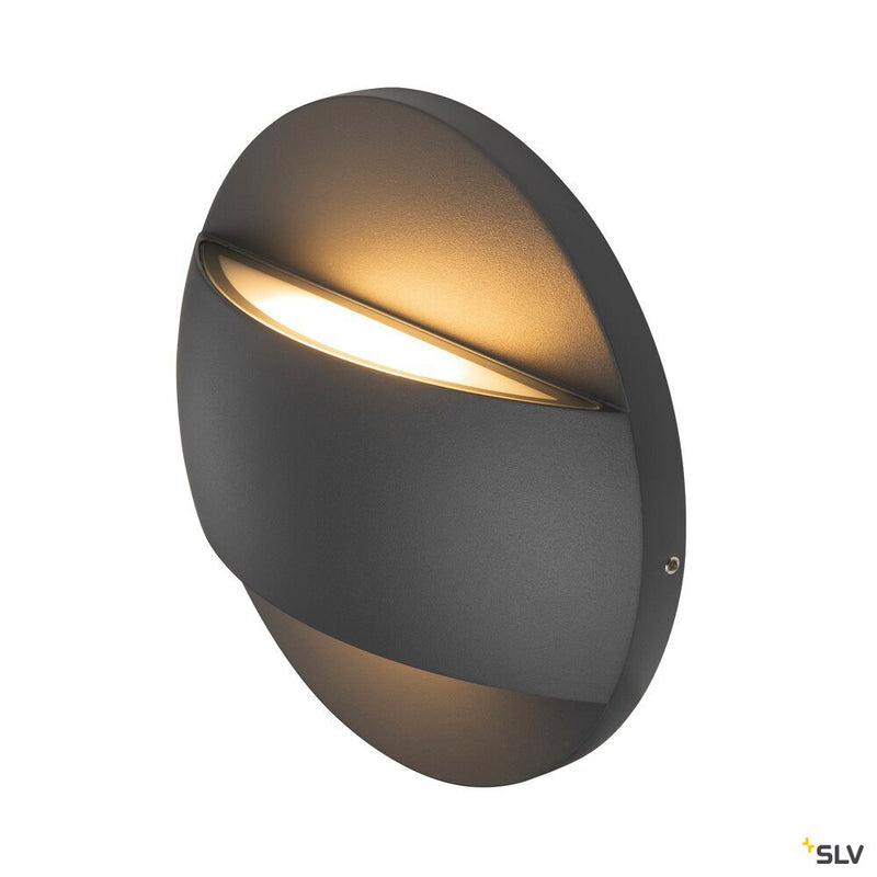 SLV 1007281 LID II UP/DOWN, wall-mounted light, 2700/3000 K, 28 W, PHASE, 100°, anthracite