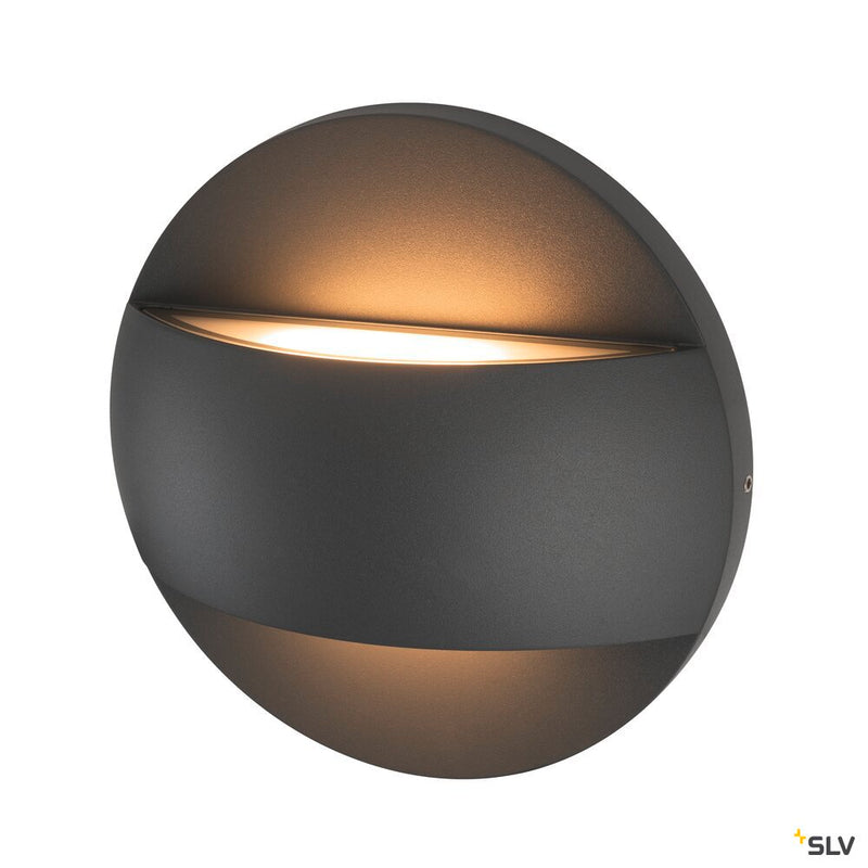 SLV 1007281 LID II UP/DOWN, wall-mounted light, 2700/3000 K, 28 W, PHASE, 100°, anthracite
