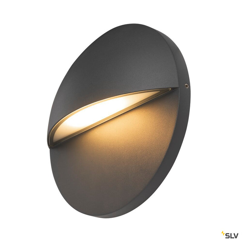 SLV 1007282 LID II, wall-mounted light, 2700/3000 K, 15 W, PHASE, 100°, anthracite