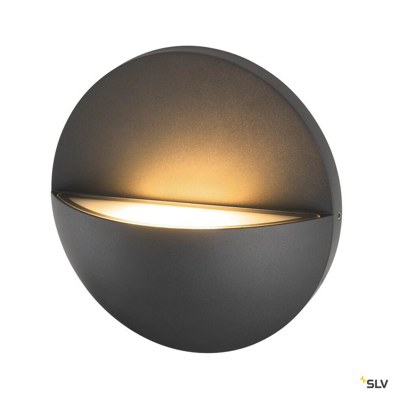 SLV 1007282 LID II, wall-mounted light, 2700/3000 K, 15 W, PHASE, 100°, anthracite