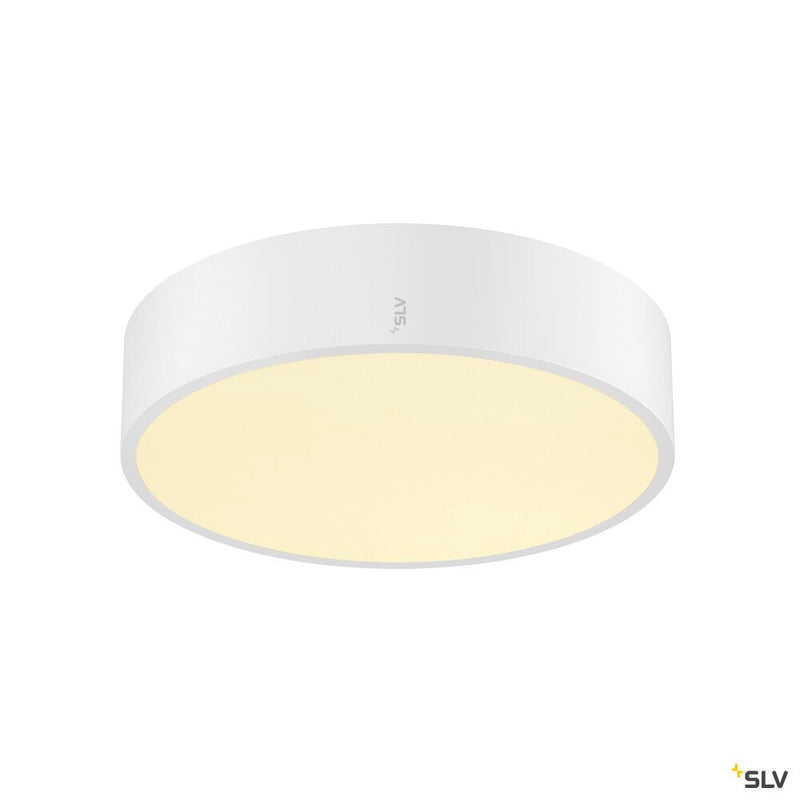 SLV 1007285 MEDO® PRO 30, wall- and ceiling-mounted light, round, 3000/4000 K, 10 W, DALI, Touch, 70°, UGR <19, white