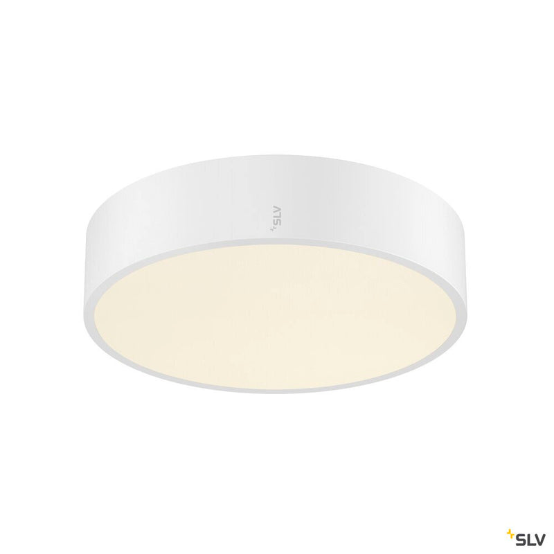 SLV 1007285 MEDO® PRO 30, wall- and ceiling-mounted light, round, 3000/4000 K, 10 W, DALI, Touch, 70°, UGR <19, white