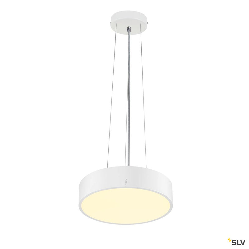 SLV 1007285 MEDO® PRO 30, wall- and ceiling-mounted light, round, 3000/4000 K, 10 W, DALI, Touch, 70°, UGR <19, white