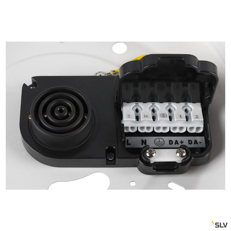 SLV 1007287 MEDO® PRO 30, wall- and ceiling-mounted light, round, 3000/4000 K, 10 W, DALI, Touch, 110°, white