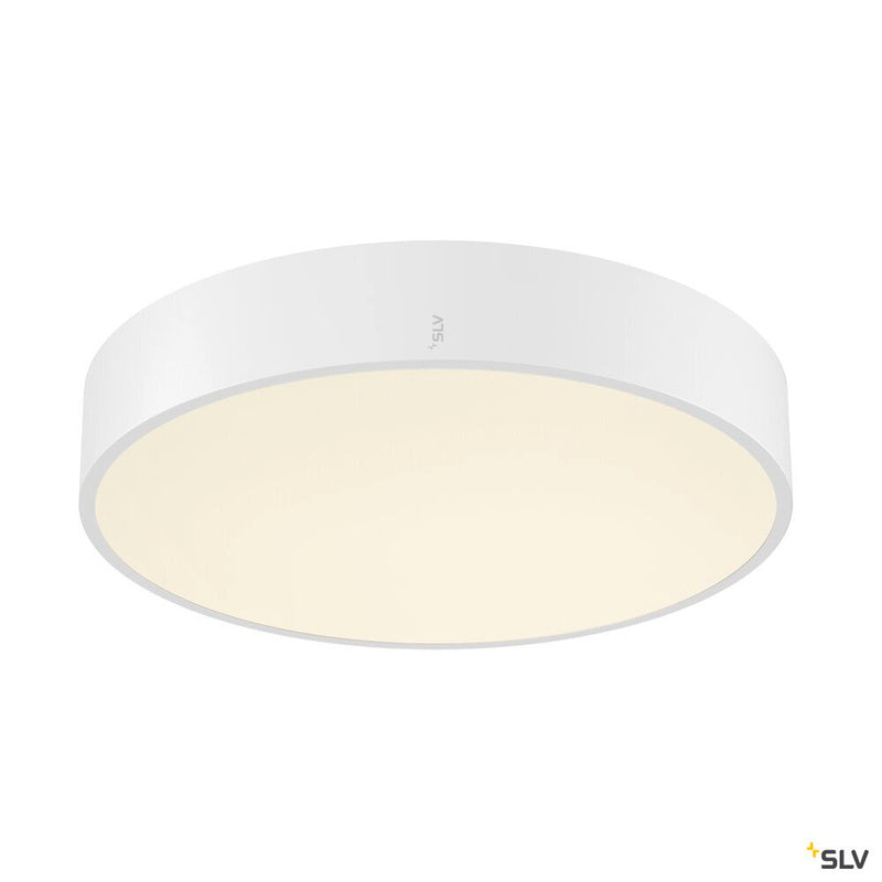 SLV 1007293 MEDO® PRO 40, wall- and ceiling-mounted light, round, 3000/4000 K, 19 W, DALI, Touch, 80°, UGR <19, white