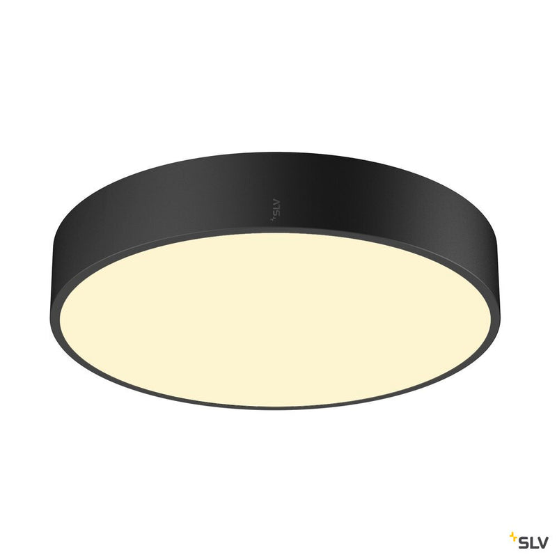 SLV 1007294 MEDO® PRO 40, wall- and ceiling-mounted light, round, 3000/4000 K, 19 W, DALI, Touch, 110°, black