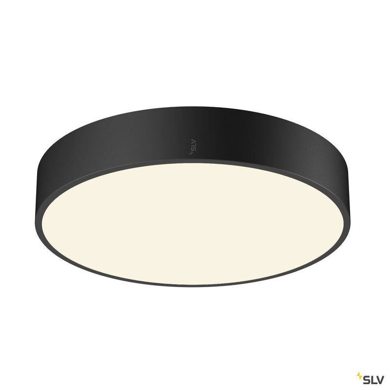 SLV 1007294 MEDO® PRO 40, wall- and ceiling-mounted light, round, 3000/4000 K, 19 W, DALI, Touch, 110°, black