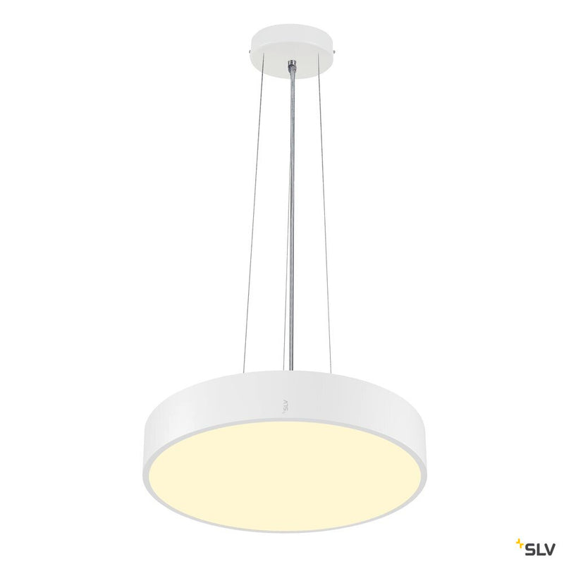 SLV 1007295 MEDO® PRO 40, wall- and ceiling-mounted light, round, 3000/4000 K, 19 W, DALI, Touch, 110°, white