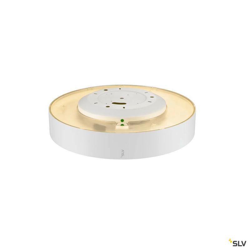 SLV 1007297 MEDO® PRO 40, wall- and ceiling-mounted light, round, 3000/4000 K, 19 W, trailing-edge phase, 80°, UGR <19, white