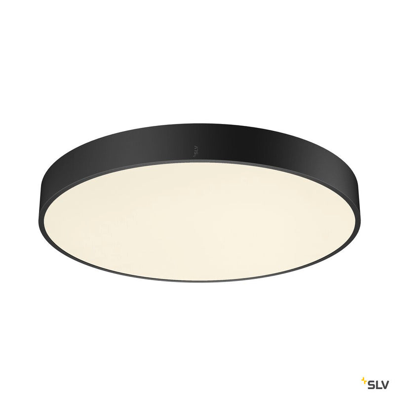 SLV 1007300 MEDO® PRO 60, wall- and ceiling-mounted light, round, 3000/4000 K, 39 W, DALI, Touch, 80°, UGR <19, black
