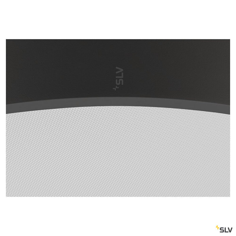 SLV 1007300 MEDO® PRO 60, wall- and ceiling-mounted light, round, 3000/4000 K, 39 W, DALI, Touch, 80°, UGR <19, black