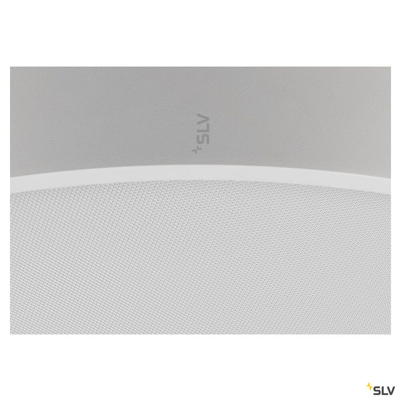 SLV 1007301 MEDO® PRO 60, wall- and ceiling-mounted light, round, 3000/4000 K, 39 W, DALI, Touch, 80°, UGR <19, white