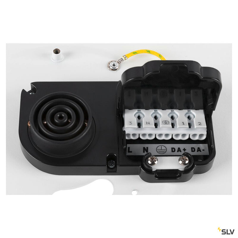 SLV 1007303 MEDO® PRO 60, wall- and ceiling-mounted light, round, 3000/4000 K, 39 W, DALI, Touch, 110°, white