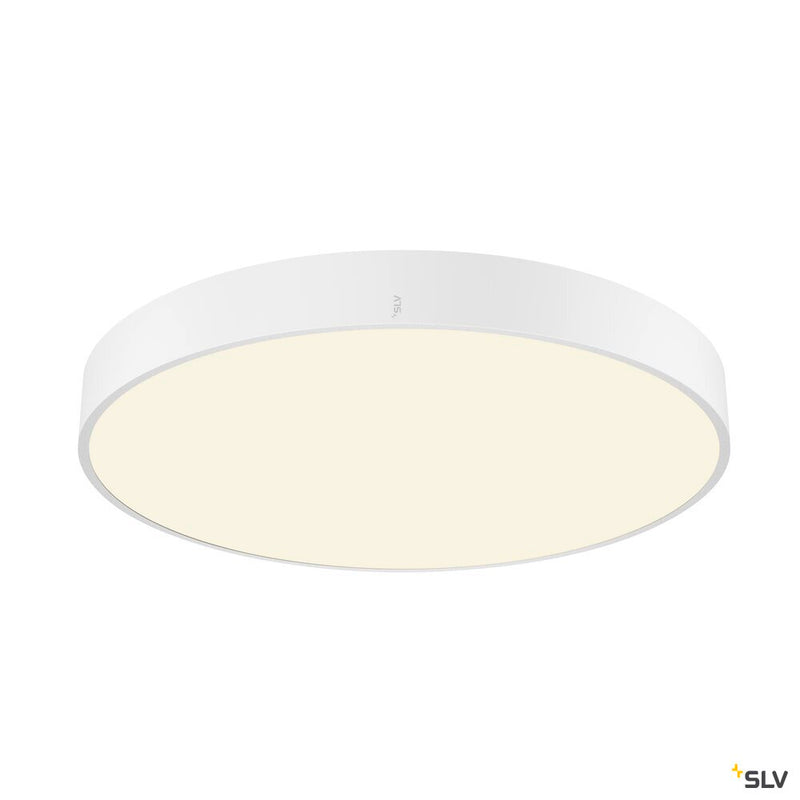 SLV 1007307 MEDO® PRO 60, wall- and ceiling-mounted light, round, 3000/4000 K, 37 W, trailing-edge phase, 110°, white