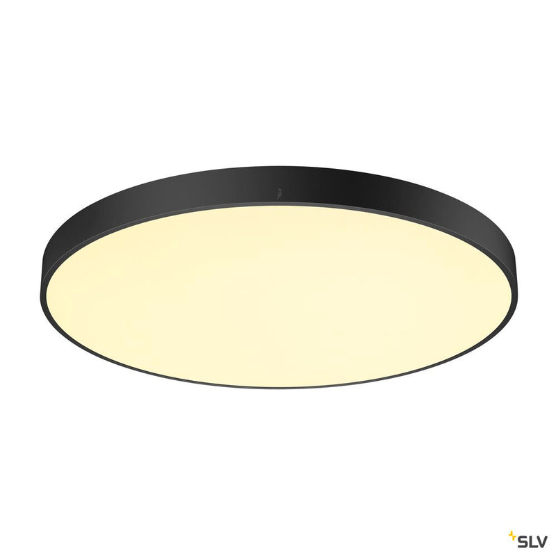 SLV 1007308 MEDO® PRO 90, ceiling-mounted light, round, 3000/4000 K, 75 W, DALI, Touch, 80°, UGR <19, black