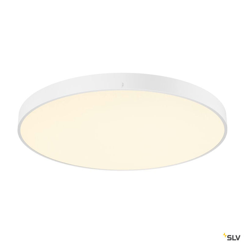 SLV 1007309 MEDO® PRO 90, ceiling-mounted light, round, 3000/4000 K, 75 W, DALI, Touch, 80°, UGR <19, white