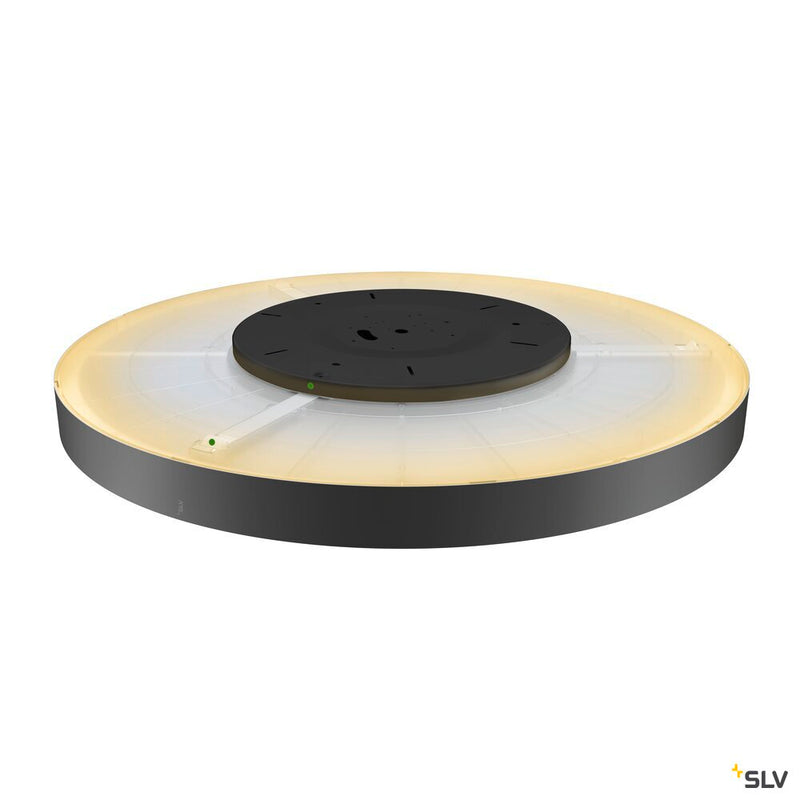 SLV 1007310 MEDO® PRO 90, ceiling-mounted light, round, 3000/4000 K, 75 W, DALI, Touch, 110°, black