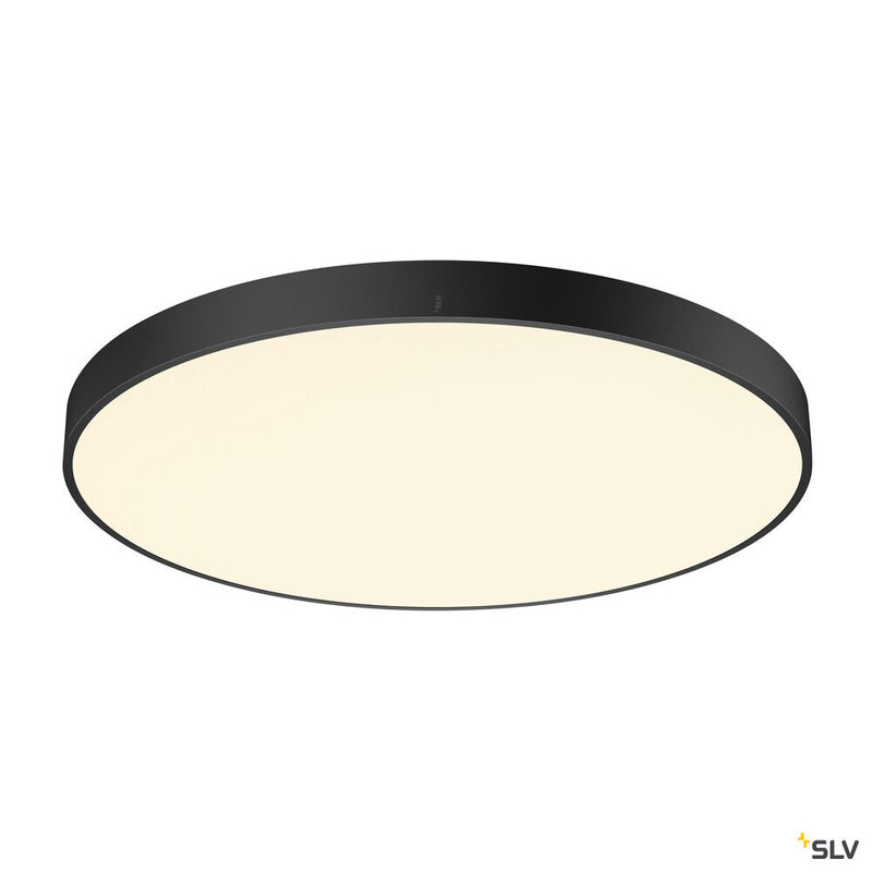 SLV 1007312 MEDO® PRO 90, ceiling-mounted light, round, 3000/4000 K, 74 W, trailing-edge phase, 80°, UGR <19, black